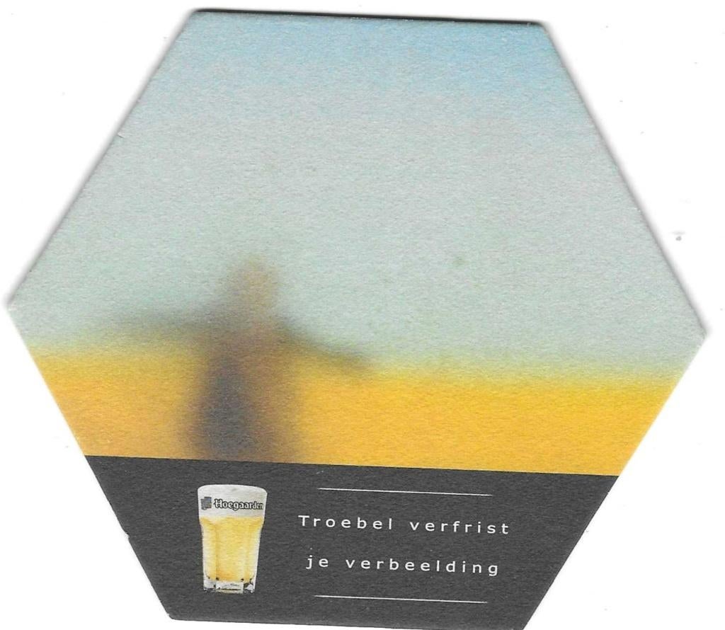 bierviltje 1st Hoegaarden troebel verfrist, Envoi