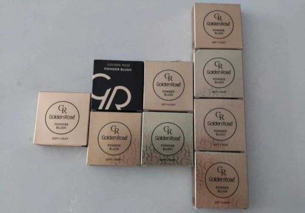 Golden Rose powder blush (5stuk), Ophalen of Verzenden, Wangen