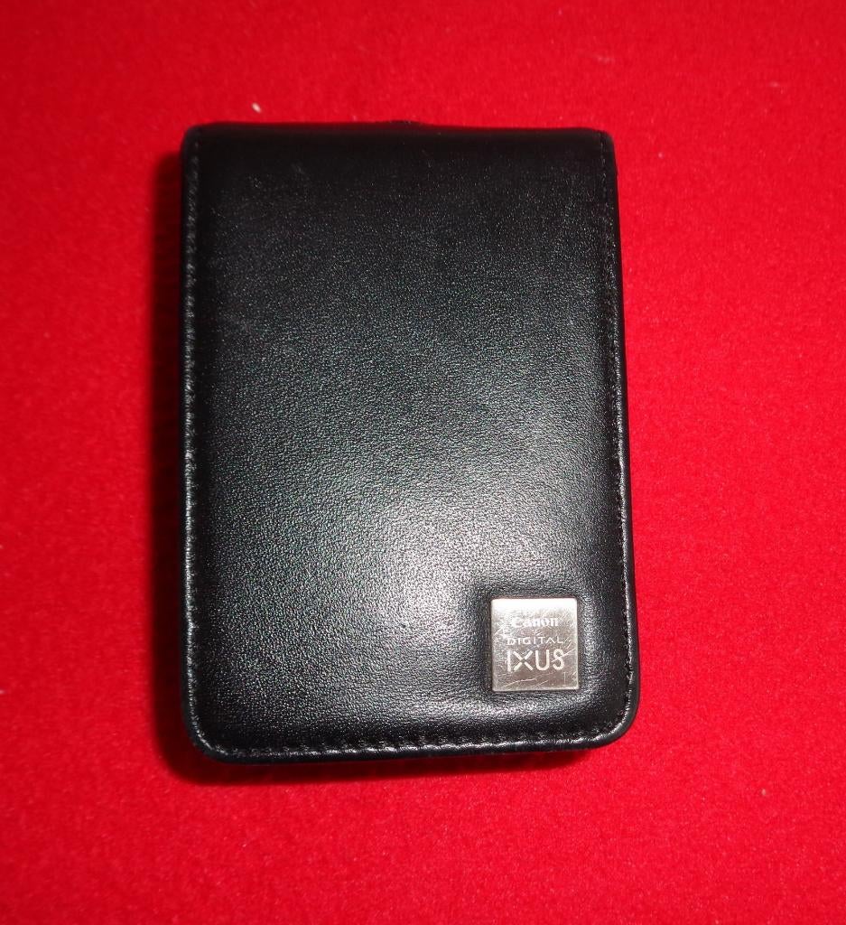 Trousse cuir pour Canon digital, Envoi, Comme neuf, Noir