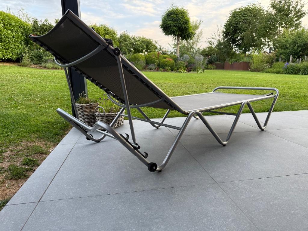 Transat Lafuma, Enlèvement, Utilisé, Aluminium, Mobile