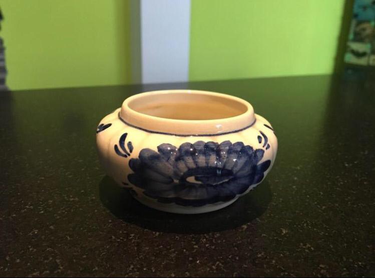 Potje Delfts blauw handgemaakt, Ophalen of Verzenden