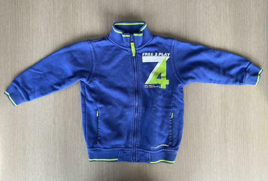 Blauwe vest JBC maat 98, Kinderen en Baby's, Kinderkleding | Maat 98, Gebruikt, Verzenden, Trui of Vest, JBC