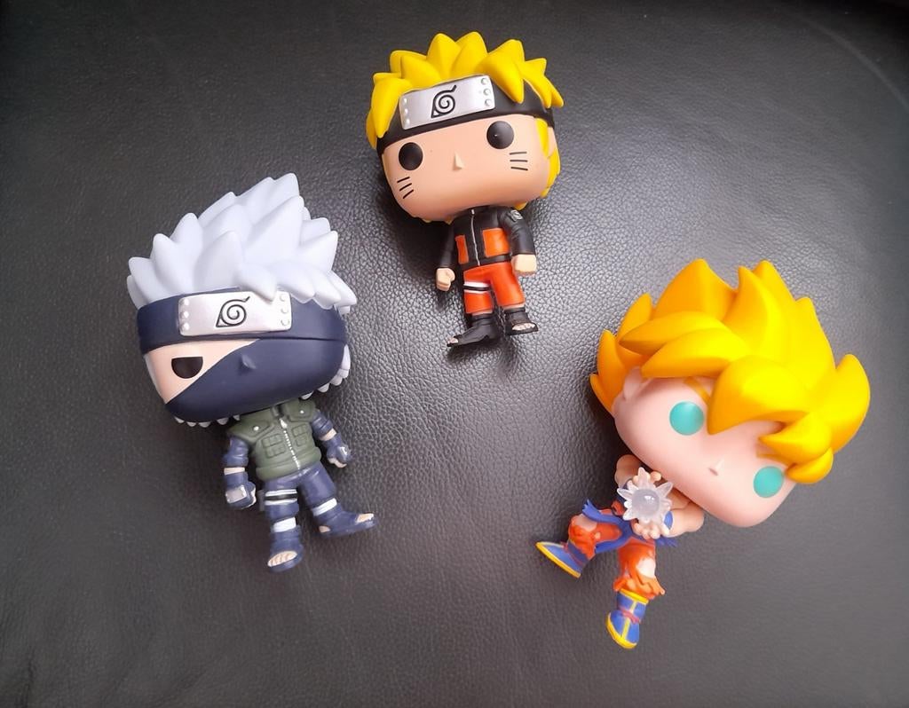 Verschillende pop manga-figuren, Ophalen of Verzenden, Zo goed als nieuw