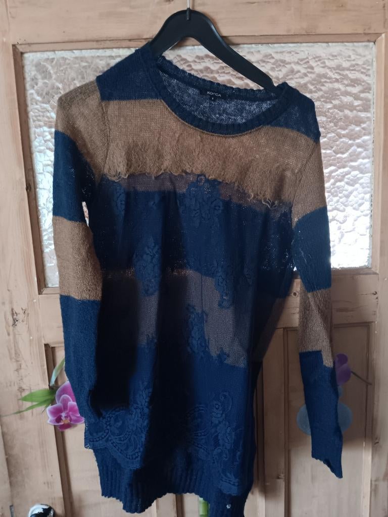Pull long bleu, Vêtements | Femmes, Kocca, Comme neuf, Taille 36 (S), Bleu