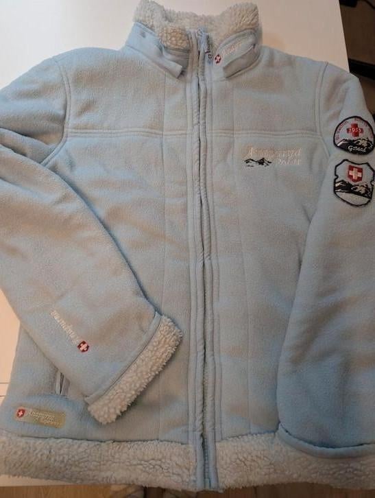 Anapurna jas met pels, Maat 38/40 (M), Blauw, Ophalen of Verzenden, Zo goed als nieuw