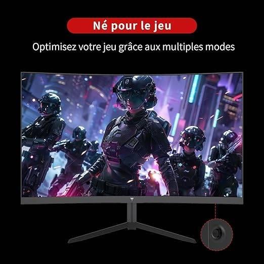 KTC 24 Inch Gebogen Gaming PC Monitor | GRATIS LEVERING, -, -, KTC, Envoi