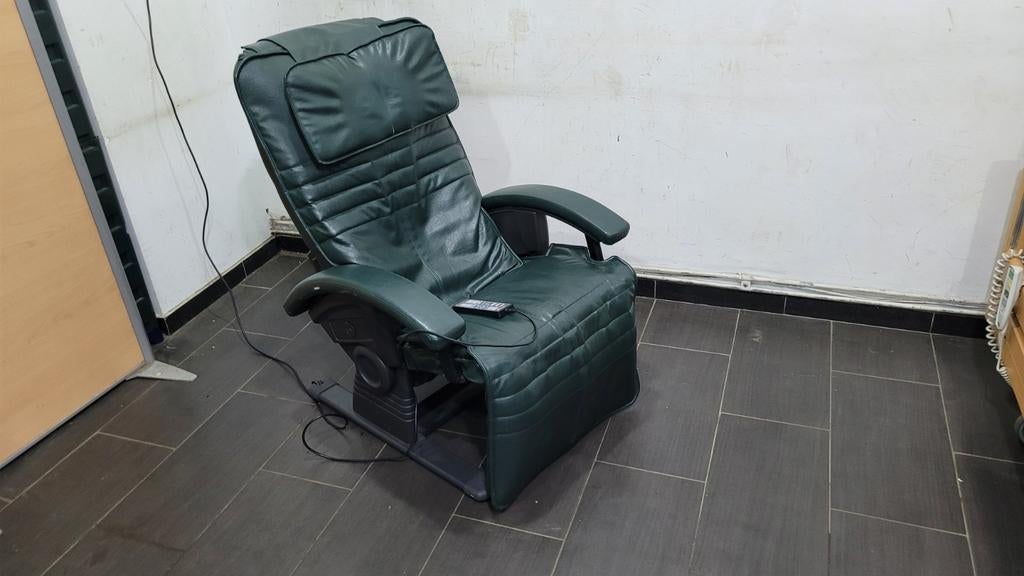 fauteuil massant family co ltd alpha 2001 couleur vert en cu, Comme neuf