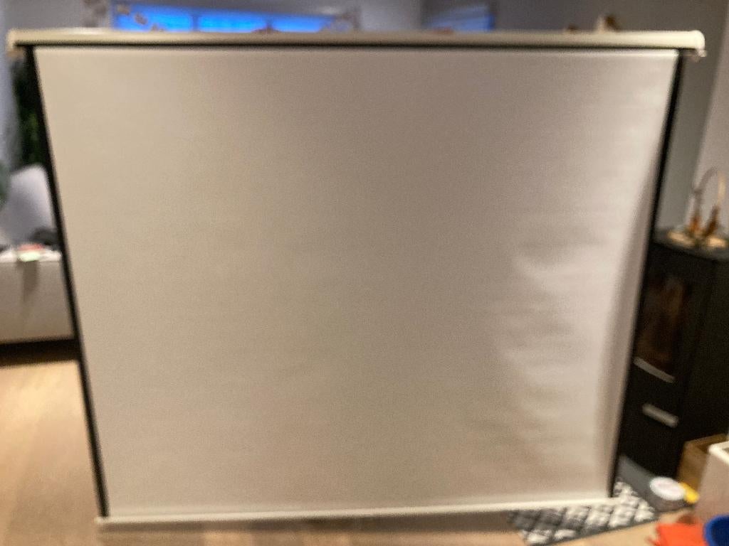Legamaster Economy 200cm projectiescherm, Ophalen, Handmatig, Gebruikt
