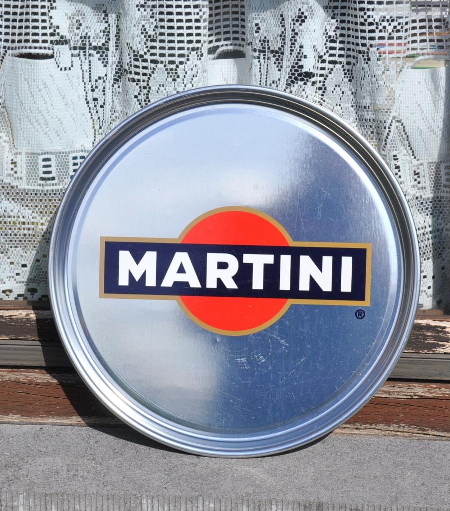 grand plateau de brasserie en metal publicité martini, Verzamelen, Ophalen of Verzenden, Gebruikt, Overige typen