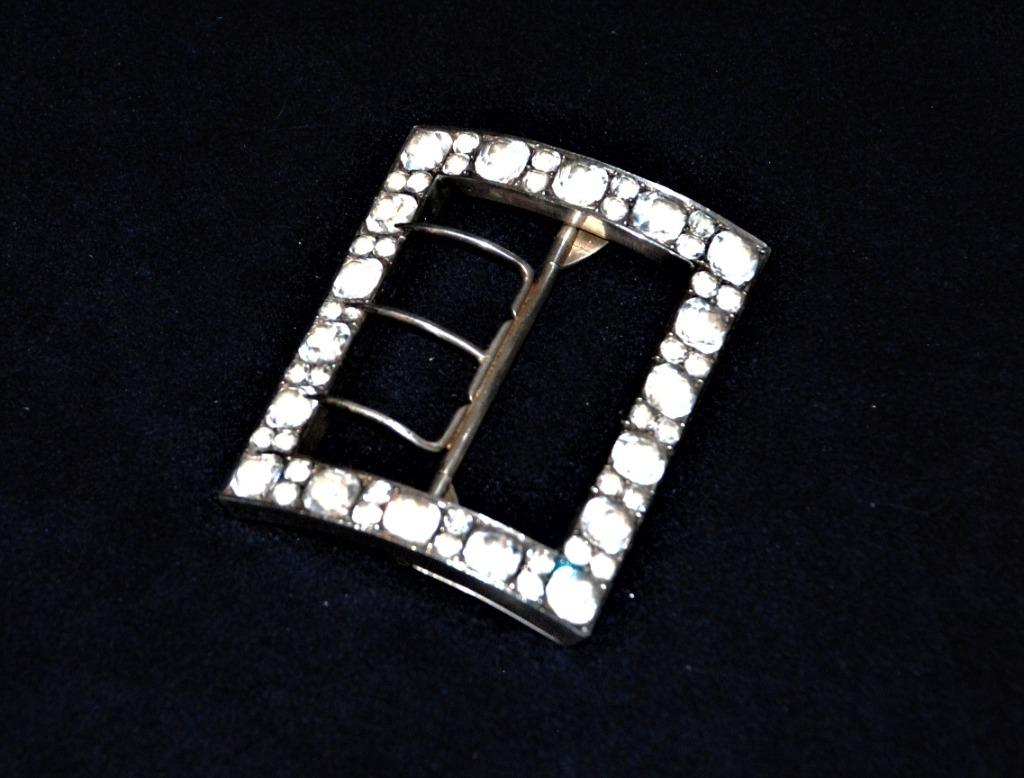 BOUCLE ARGENT / STRASS, Bijoux, Sacs & Beauté, Comme neuf, Enlèvement, Avec strass, Argent