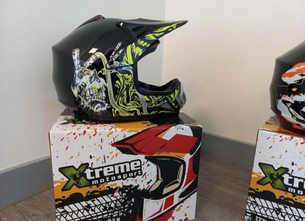 Nieuwe helm helmen voor kinder quad en crossmotoren, Fietsen en Brommers, Ophalen of Verzenden, Nieuw