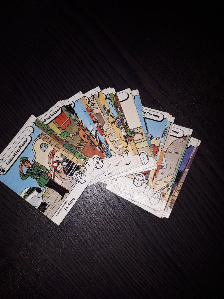 Jeu des 7 familles Tintin, Collections, Enlèvement, Comme neuf, Carte(s) à jouer