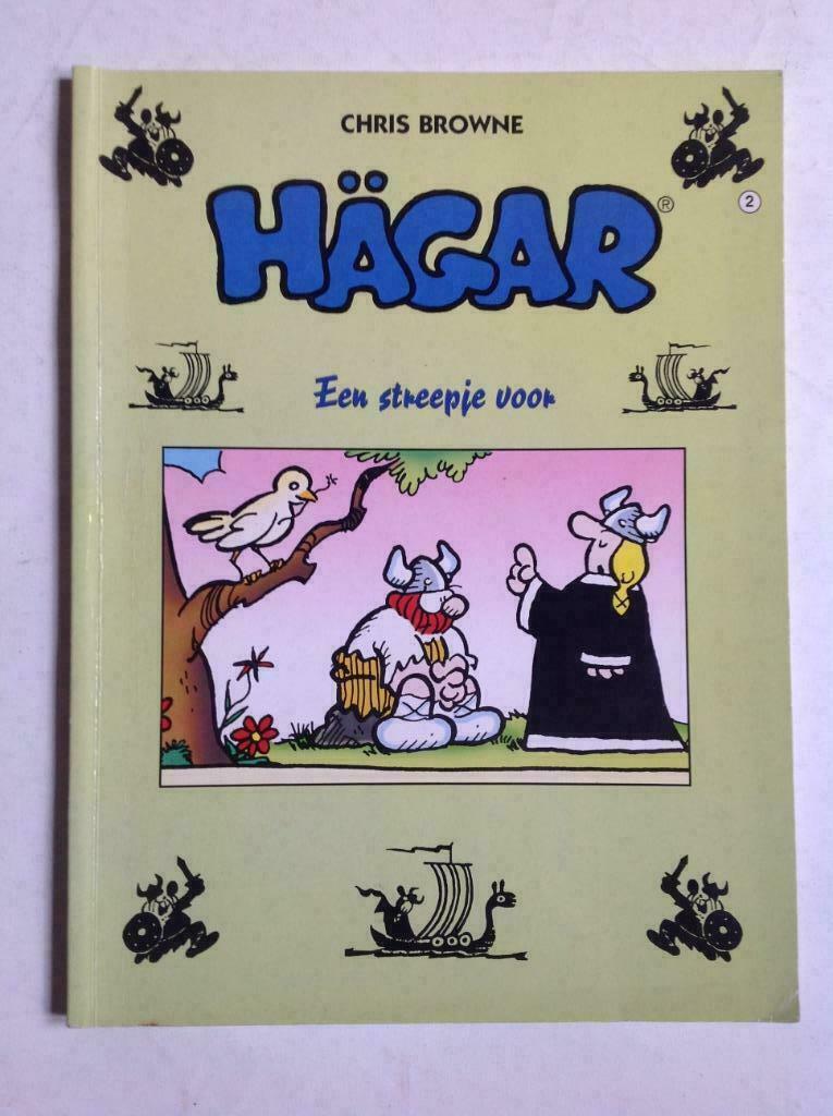 Hägar - 2 st. - 1e druk - sc - 1986/2000, Boeken, Stripverhalen, Zo goed als nieuw, Meerdere stripboeken, Ophalen of Verzenden