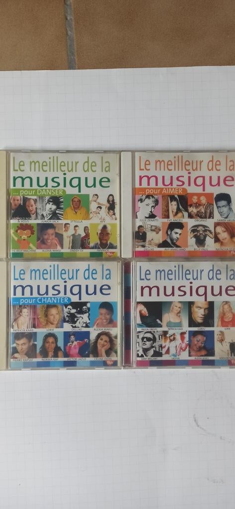 Set van 4 cd's met verschillende muziek