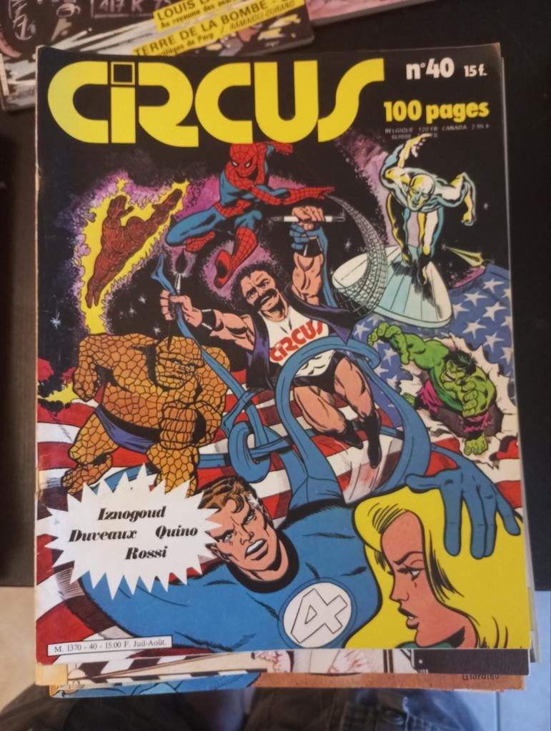 88 exemplaren van Circus BD magazine lijst op foto, Boeken, Ophalen of Verzenden, Gelezen