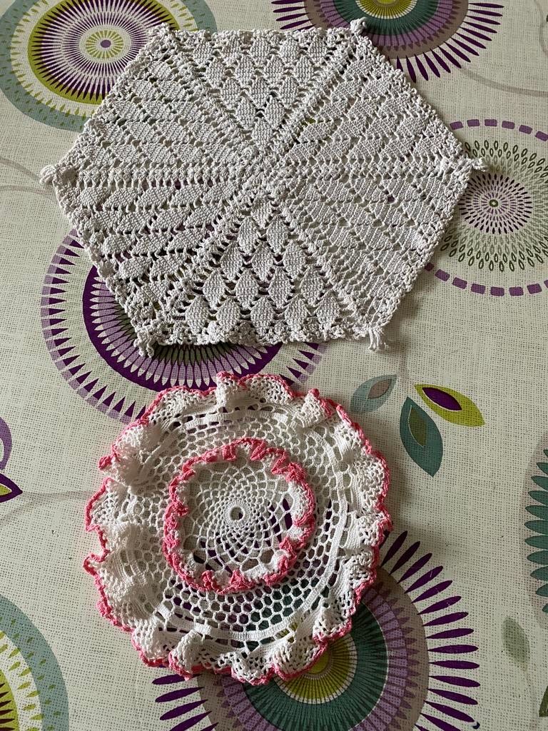 Napperons  au crochet lot fait main, Enlèvement ou Envoi