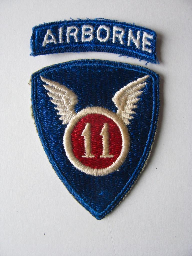 Patch 11th Airborne division-original, Collections, Objets militaires | Seconde Guerre mondiale, Enlèvement ou Envoi