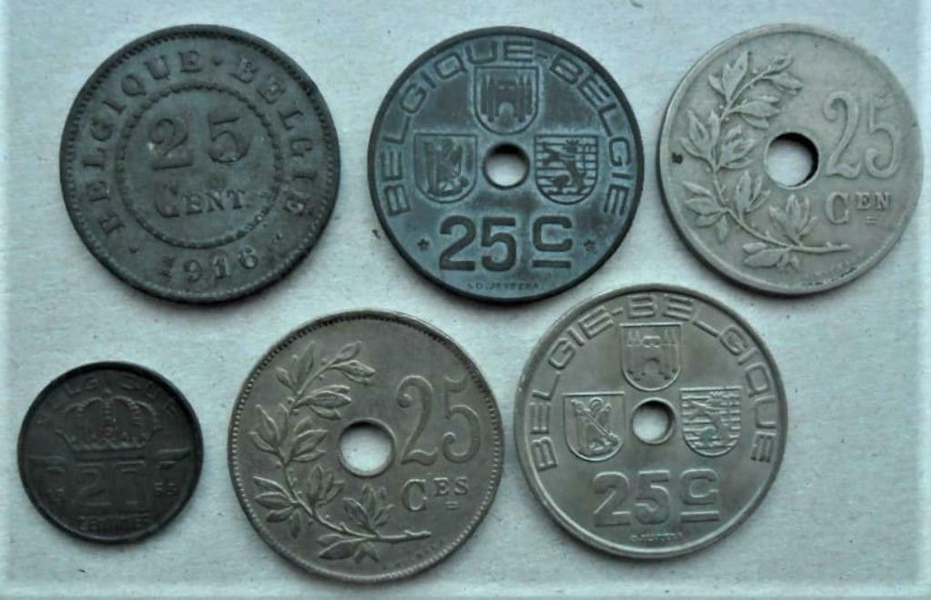 Lage prijslijst  20 cts en 25 cts België, Verzenden, Overig, Losse munt
