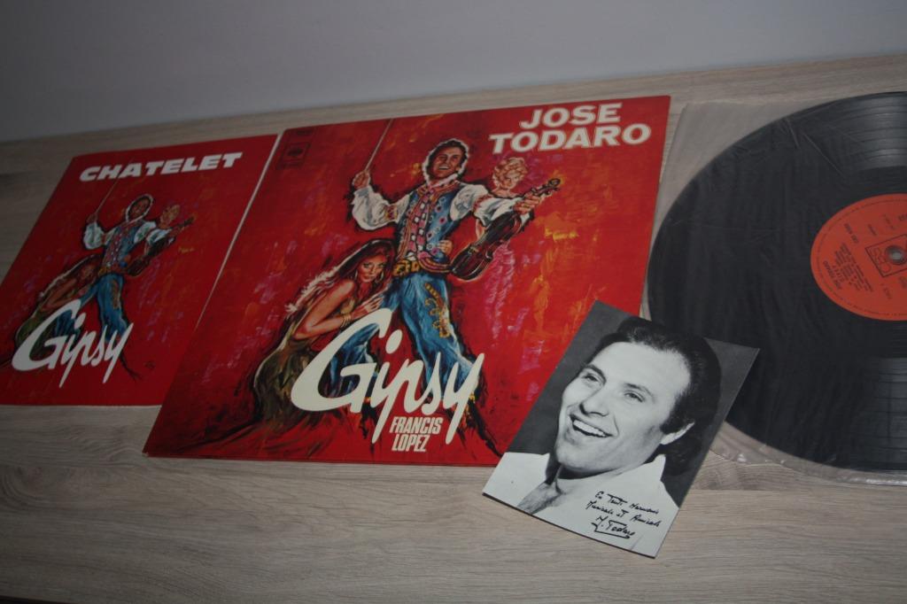 Jose Todaro Gipsy ( LP + boekje + gesigneerde kaart) 1972., Enlèvement ou Envoi, Utilisé, 12 pouces