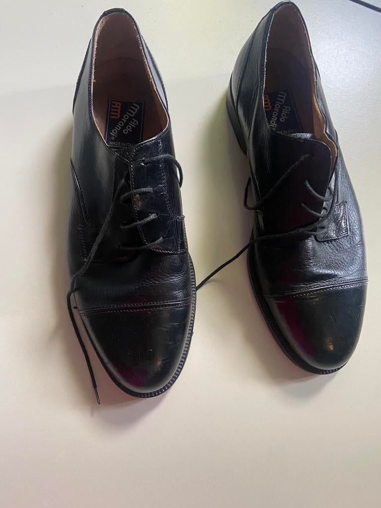 Lederen heren schoenen maat 43, Ophalen, Zo goed als nieuw