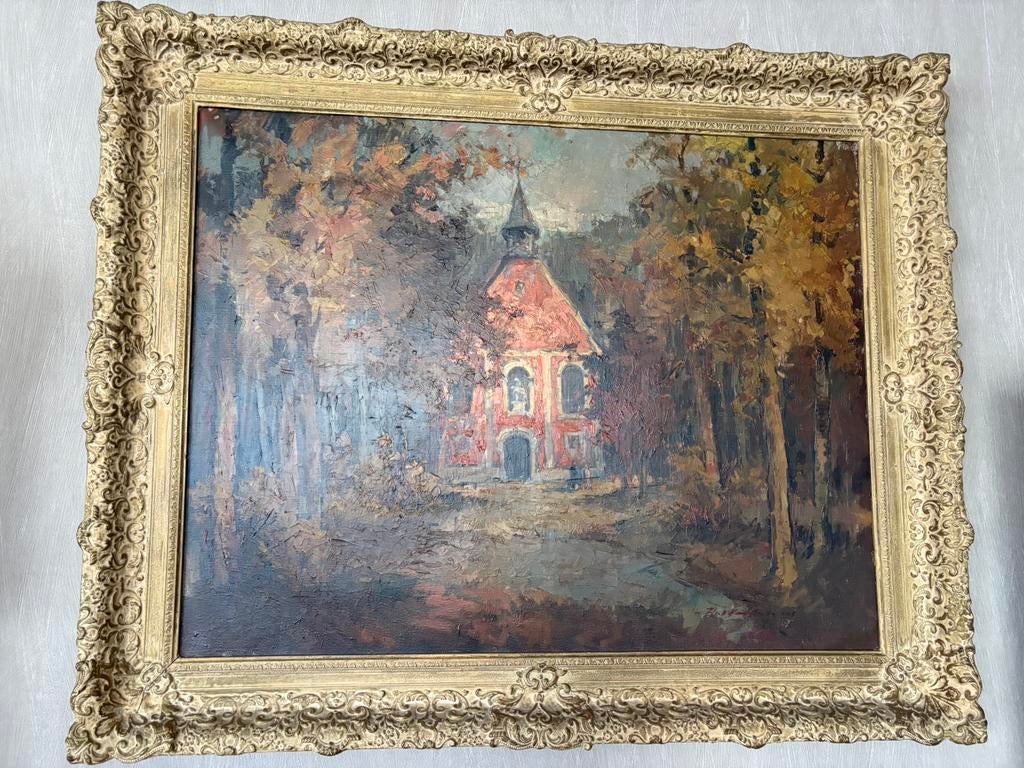 Schilderij boskapel buggehout, Ophalen