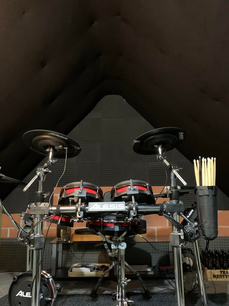 Alesis Crimson II Kit Electronic Drum Set - Red/Black, Muziek en Instrumenten, Drumstellen en Slagwerk, Zo goed als nieuw, Overige merken