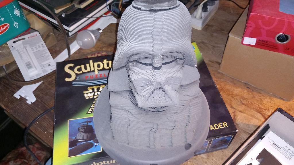 Star wars  tête darth vador puzzel 3d, Enlèvement ou Envoi, Utilisé, Autres types
