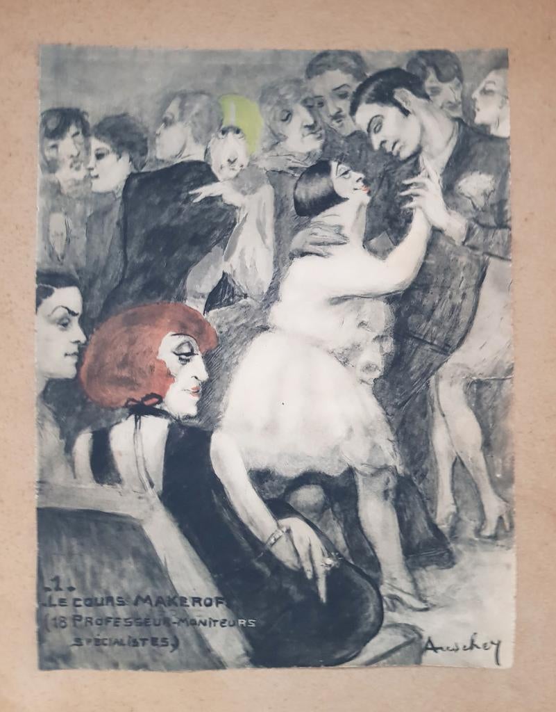 Jean Auscher - Litho's - Deco., Antiek en Kunst, Kunst | Litho's en Zeefdrukken, Ophalen of Verzenden