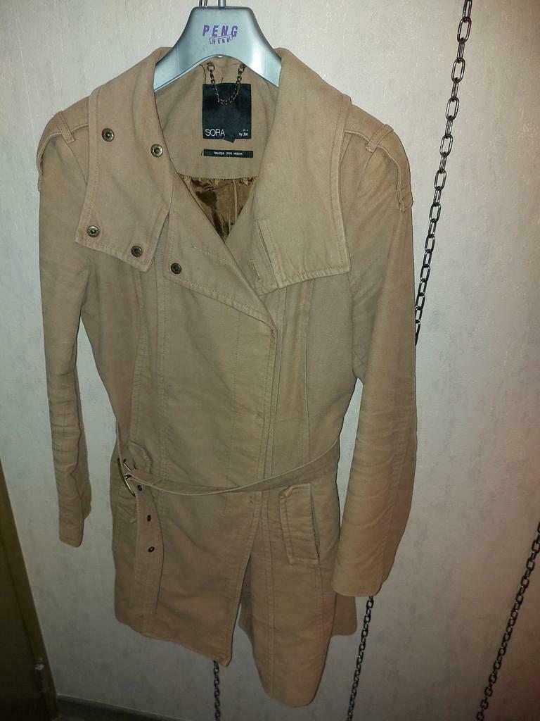 Lange jas van Sora by JBC, Taille 38/40 (M), Enlèvement ou Envoi, Beige, Sora