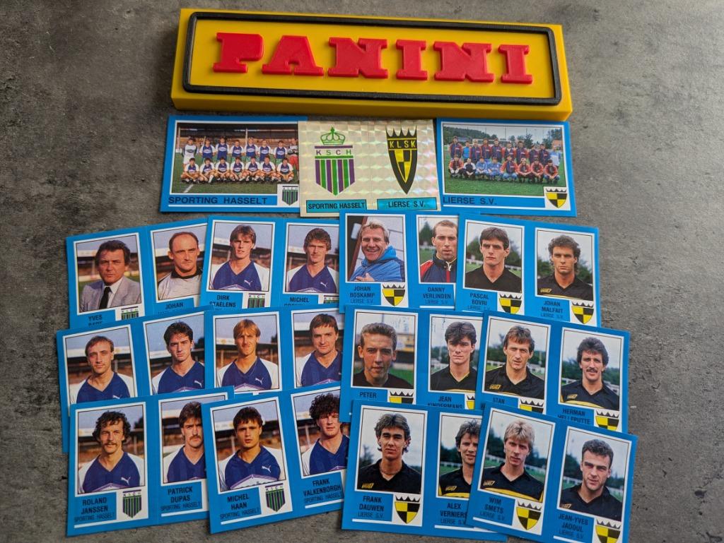 AUTOCOLLANTS PANINI FOOTBALL 87 SP.HASSELT/ SK LIERSE 15, Envoi, Neuf