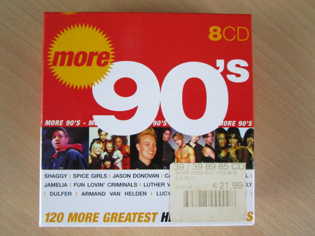 MORE 90's - 120 MORE GREATEST HITS FROM THE 90's(8 CD BOX), Ophalen of Verzenden, Zo goed als nieuw, Pop