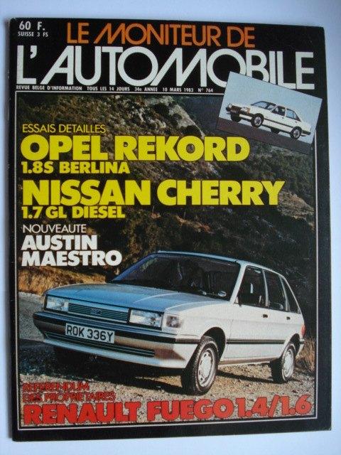 Le Moniteur de l'Automobile 764, Envoi, Comme neuf, Général