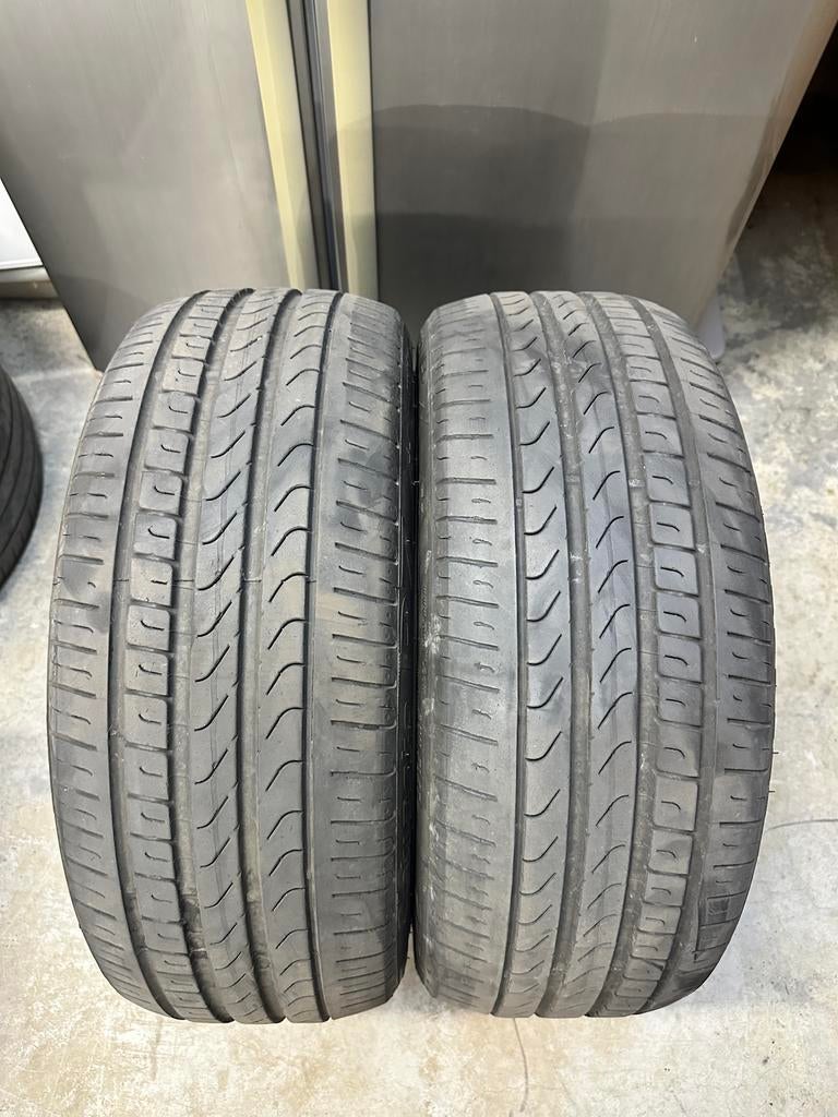 4x Zomerbanden Pirelli Cinturato P7 banden 18 inch, Véhicule de tourisme, Pneus été, Enlèvement, Utilisé