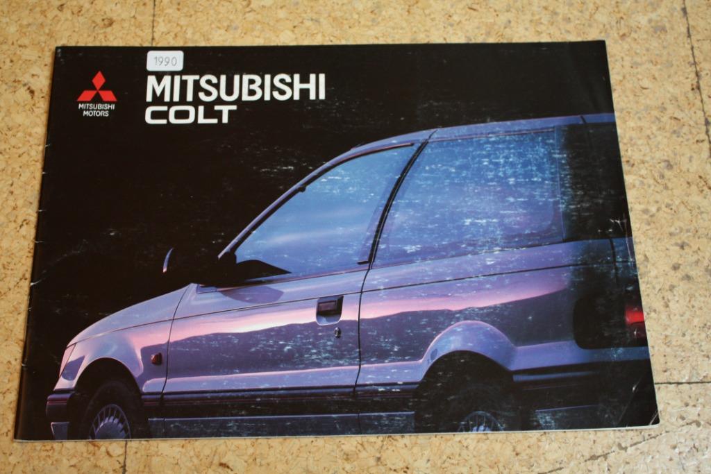 Mitsubishi Colt brochure 1990, Boeken, Catalogussen en Folders, Ophalen of Verzenden, Gelezen, Folder