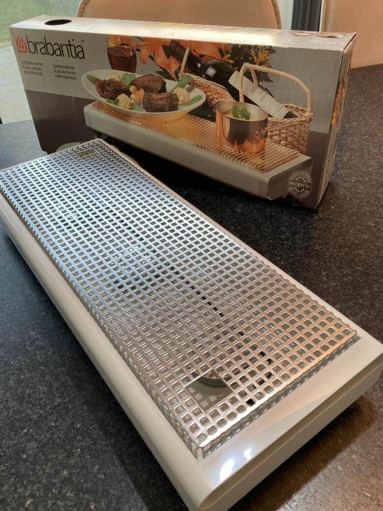 Brabantia schotelwarmer met 3 kaarsjes, Ophalen, Nieuw