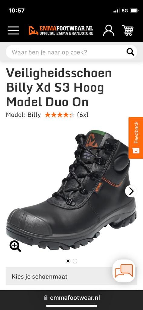 Chaussures de sécurité S3 Emma Billy XD neuves, Neuf, Emma Billy XD, Enlèvement ou Envoi, Hommes