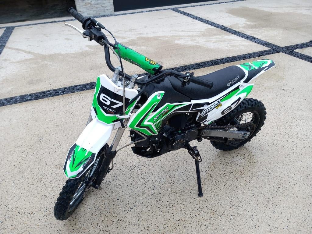 Nitro Crossmotor 110CC 14/12 4-takt (motor defect), Gebruikt, 110 cc, Ophalen, Overige merken