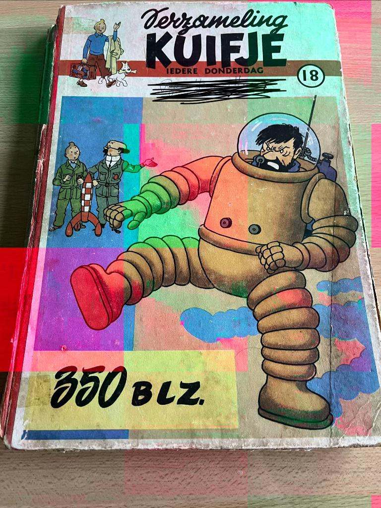 Héél oud Kuifje verzamelalbum 1952 !, Boeken, Stripverhalen, Gelezen, Eén stripboek, Ophalen