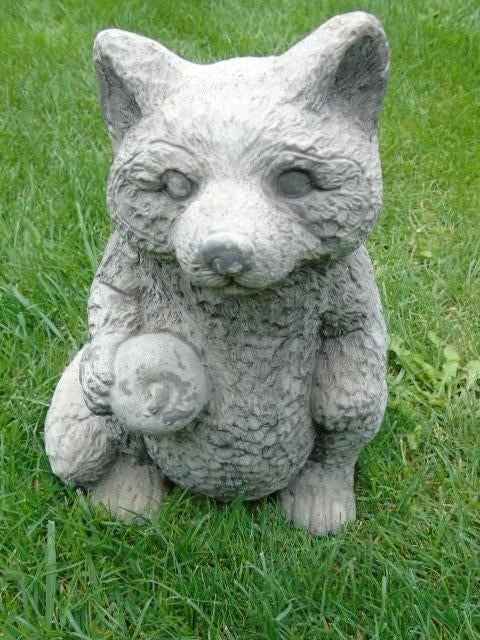 statue d un raton laveur en pierre pat ... super prix !, Enlèvement ou Envoi, Comme neuf, Pierre, Animal