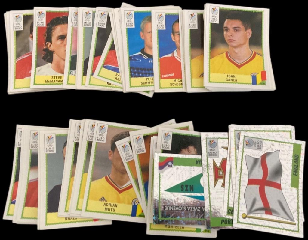 Panini Euro 2000 Stickers 50x EK Voetbal, Envoi, Neuf