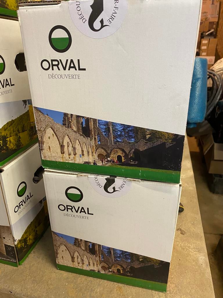 Coffret cadeau 6 bouteilles Orval 04/2022 vidanges comprises, Collections, Marques de bière