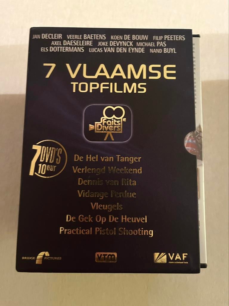 DVD Box met 7 Vlaamse topfilms, Cd's en Dvd's, Vanaf 6 jaar, Ophalen of Verzenden, Zo goed als nieuw, Drama