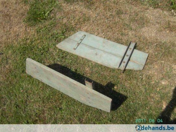 Schoffen houten kruiwagen, Doe-het-zelf en Bouw, Transportwagens, Gebruikt