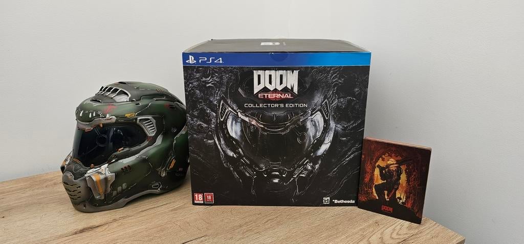Doom Eternal collectors edition, Games en Spelcomputers, Games | Sony PlayStation 4, Ophalen, Zo goed als nieuw