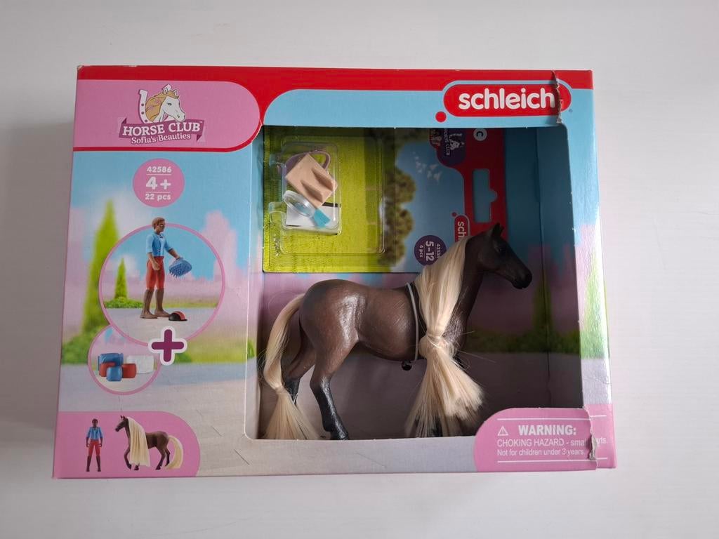 Coffret Schleich 42586 Horse Club Sofia's Beauties Leo & Roc, Enlèvement ou Envoi, Neuf, Cheval, Statue ou Figurine