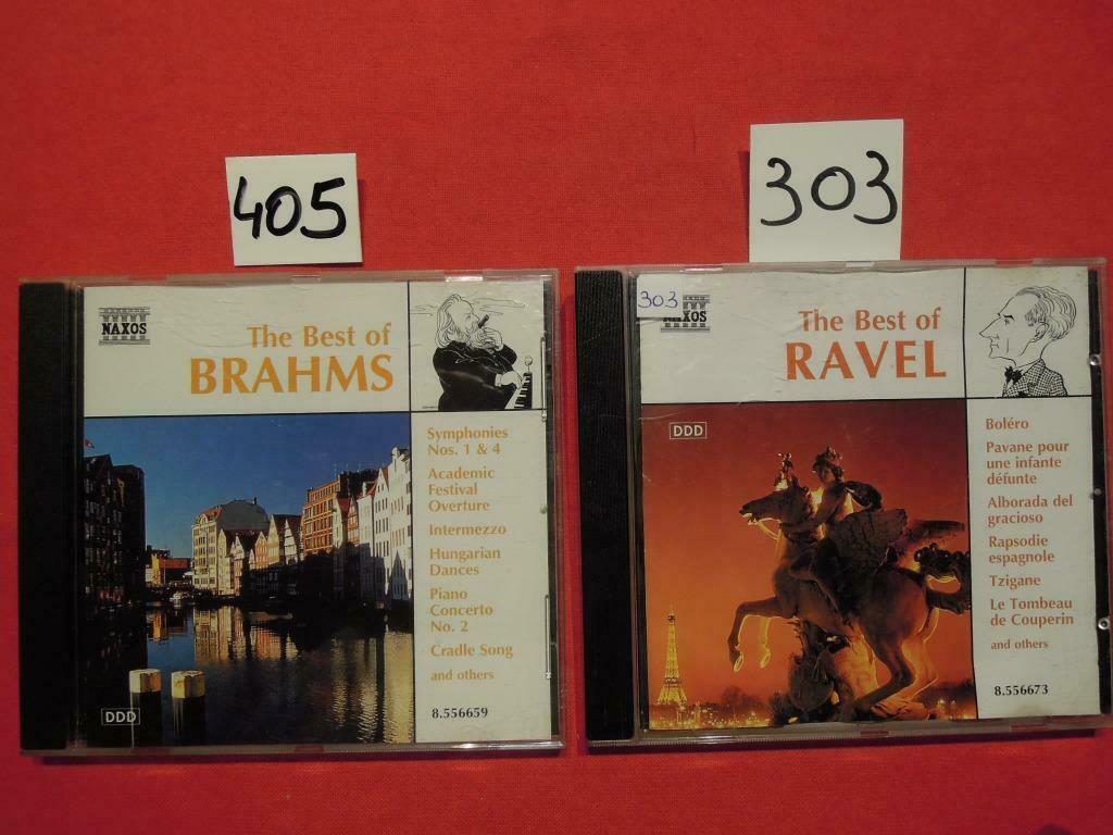 CD The Best of Brahms en The Best of Ravel 1997 Klassiek, CD & DVD, CD | Compilations, Enlèvement ou Envoi, Utilisé, Classique