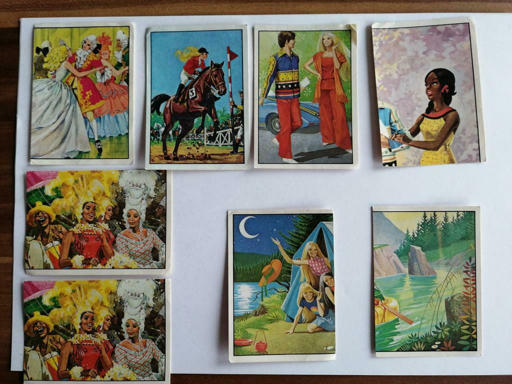 8 stickers Panini " BARBIE PARADE " Mattel, Enlèvement ou Envoi, Comme neuf, Bande dessinée ou Dessin animé
