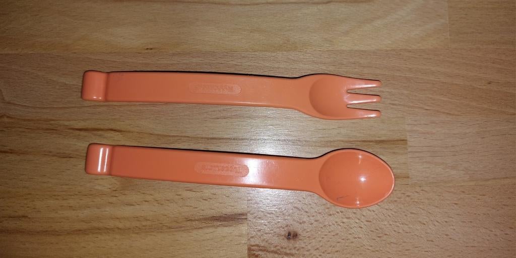 tupperware baby´s eerste vork en lepel, Ophalen, Nieuw