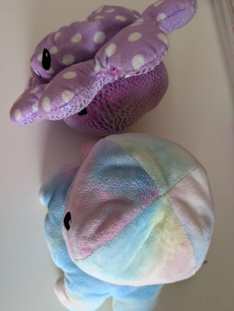 Set van 2 omkeerbare octopussen zoals negen knuffeldieren, Kinderen en Baby's, Speelgoed | Knuffels en Pluche, Ophalen of Verzenden