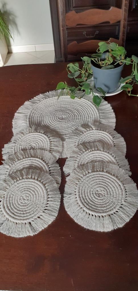 Macramé tafelset, Ophalen of Verzenden